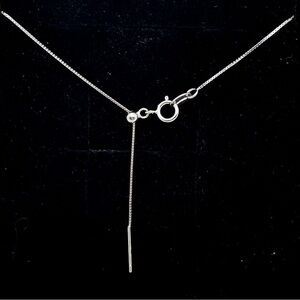 Sterling silver s925 needle chain for beads or small pendants